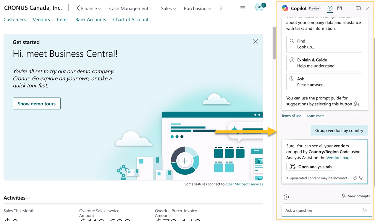 Copilot Chat example