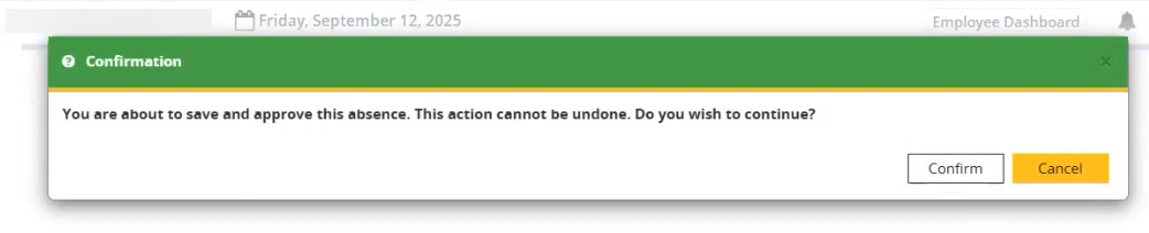 Save Confirmation Window Version 5.2.38.0 release notes | Sparkrock Ed Help