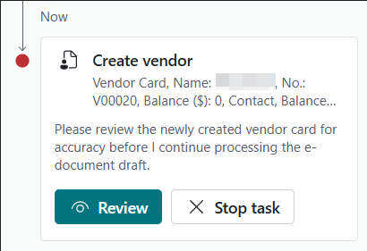 Agent supervisor is asked to review the vendor