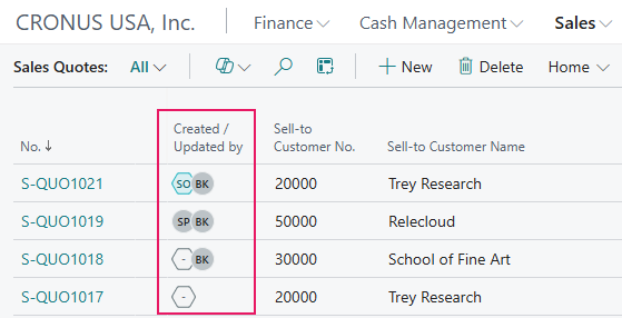 User and agent avatars on lists