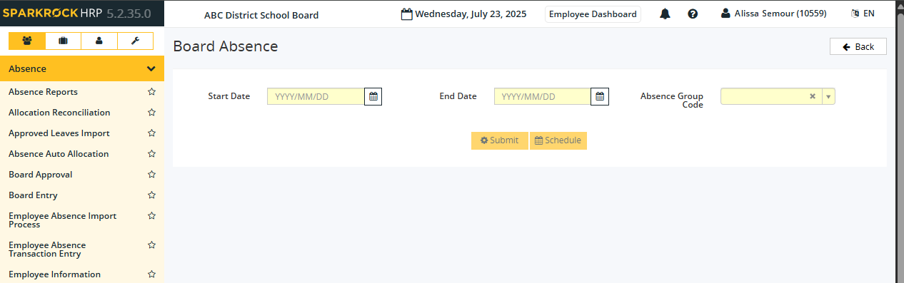Example page