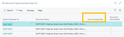 Date du dernier t&eacute;l&eacute;chargement du document