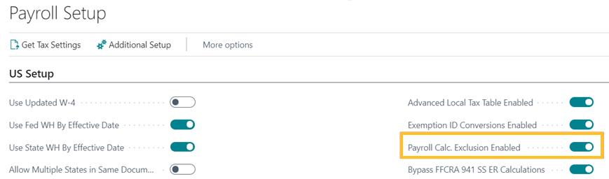Exclusion du calcul de paie