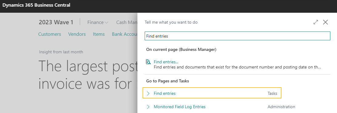 Rechercher des entr&eacute;es via Rechercher