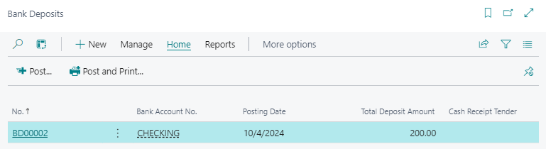 Page Dépôts bancaires