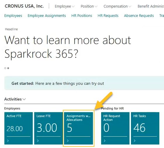Indicateur Affectations sans allocations