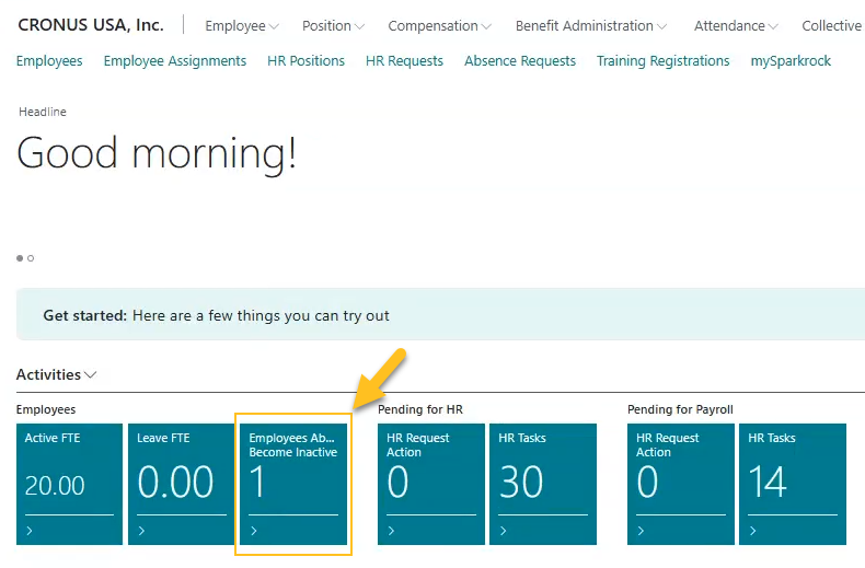 Indicateur Employ&eacute;s sur le point de devenir inactifs