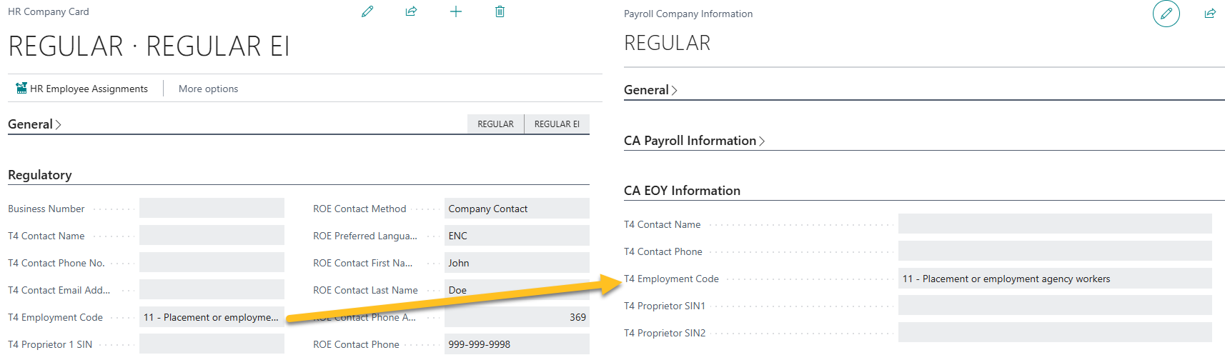 Sync example